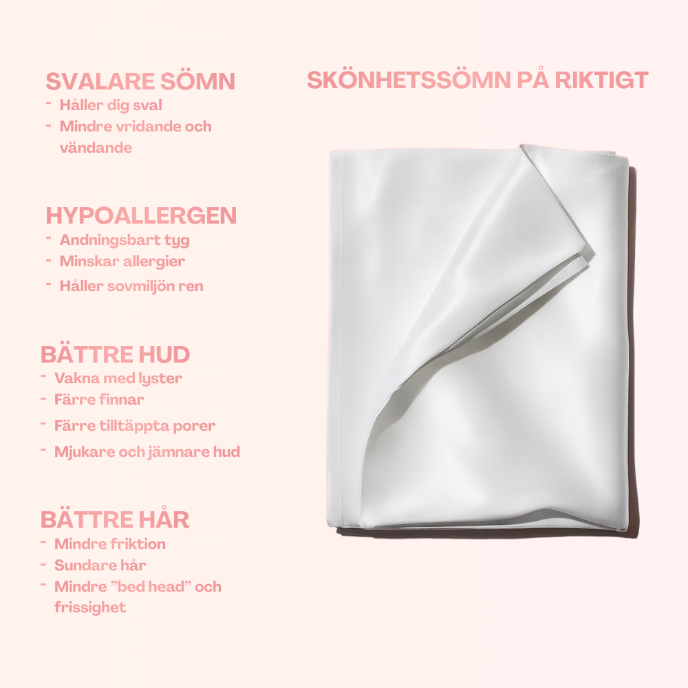 Silkes kuddfodral – sov bort friktionen!